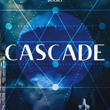Cascade title on a blue background with a magical sigil