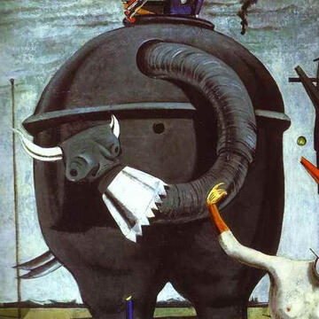 max ernst painting of an elephant, kind of